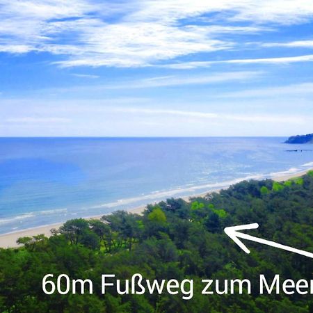 Strandhaus Ruegen - Meerblick, Sauna, Kamin & Whirlpool Baabe Luaran gambar