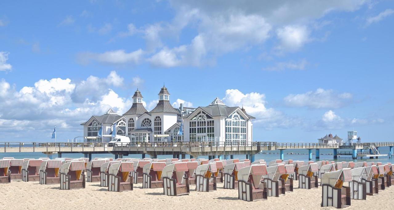 Strandhaus Ruegen - Meerblick, Sauna, Kamin & Whirlpool Baabe Luaran gambar