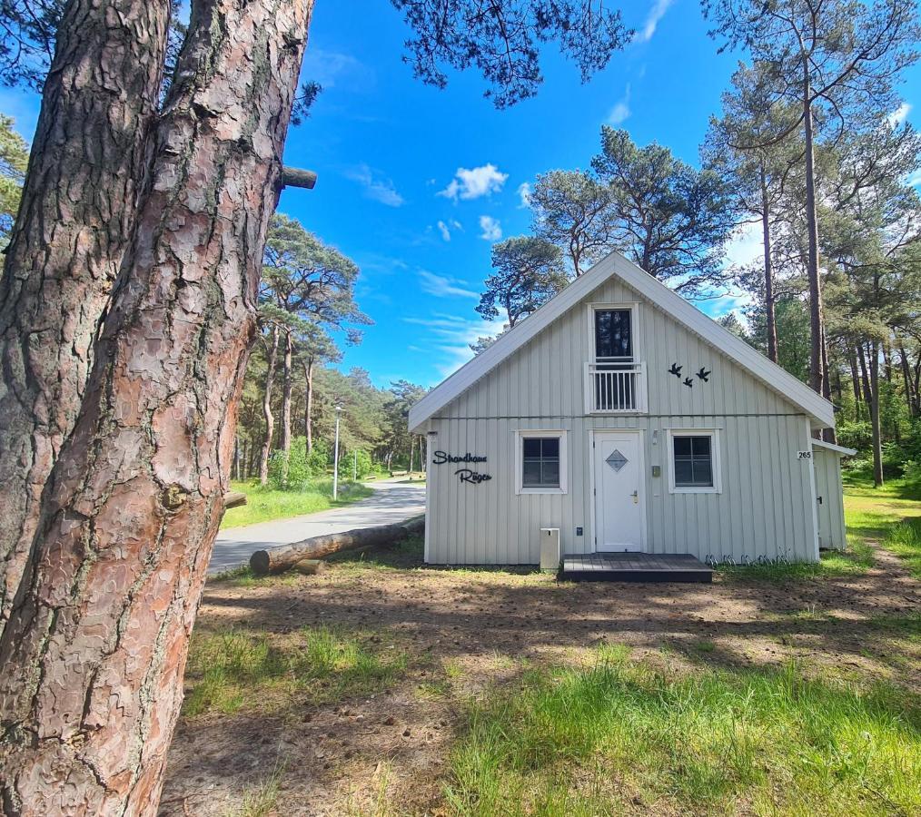 Strandhaus Ruegen - Meerblick, Sauna, Kamin & Whirlpool Baabe Luaran gambar