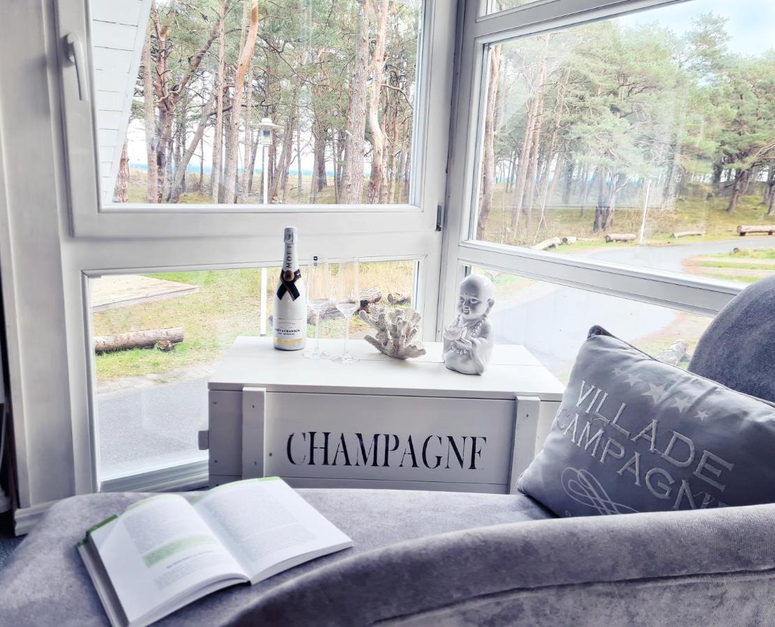 Strandhaus Ruegen - Meerblick, Sauna, Kamin & Whirlpool Baabe Luaran gambar